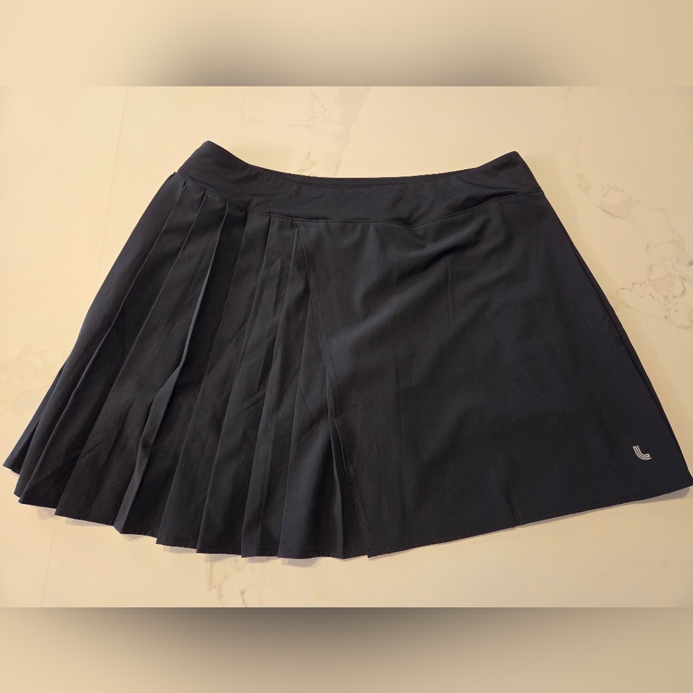 Lole Asymmetric Pleated Skater Tennis Skort